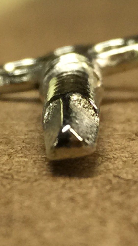 2 (1 Pair) Triangle Tip Piano Lock Keys