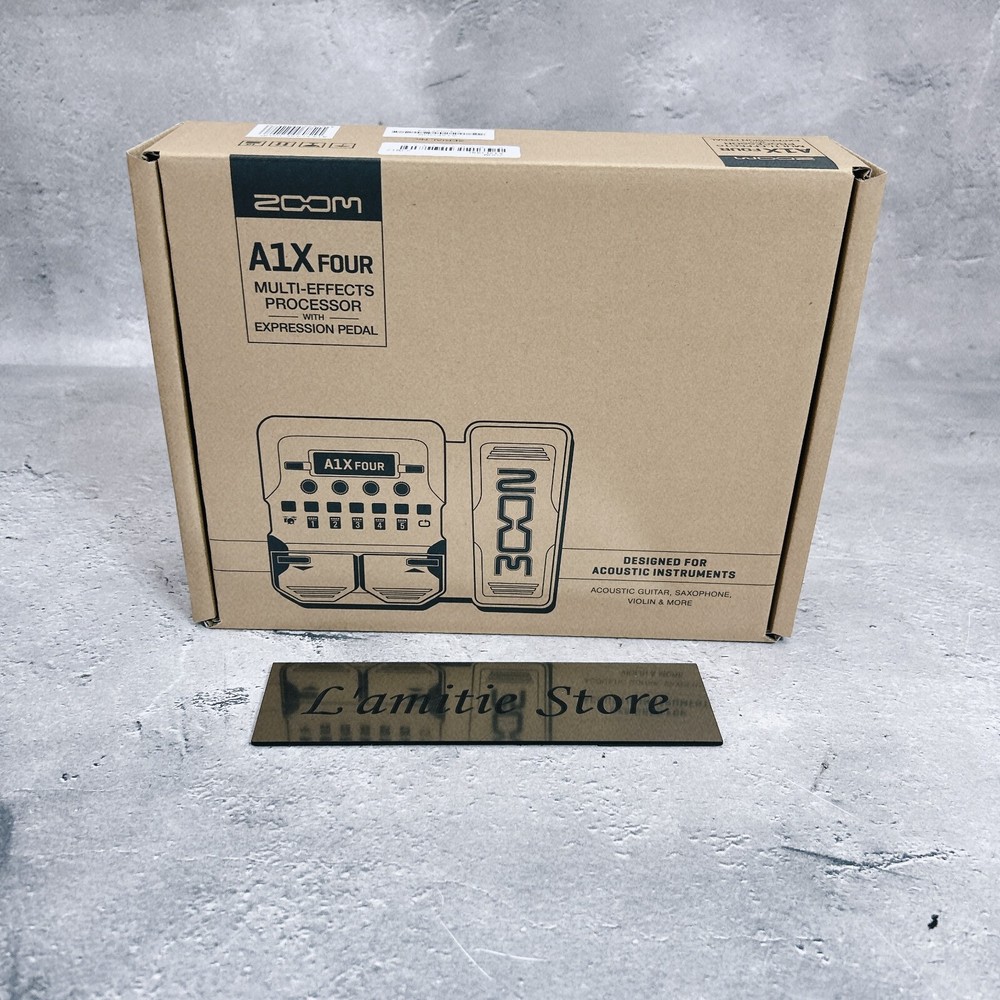 ZOOM A1X FOUR Multi-Effects Processor for Acoustic Processor with pedals JP New