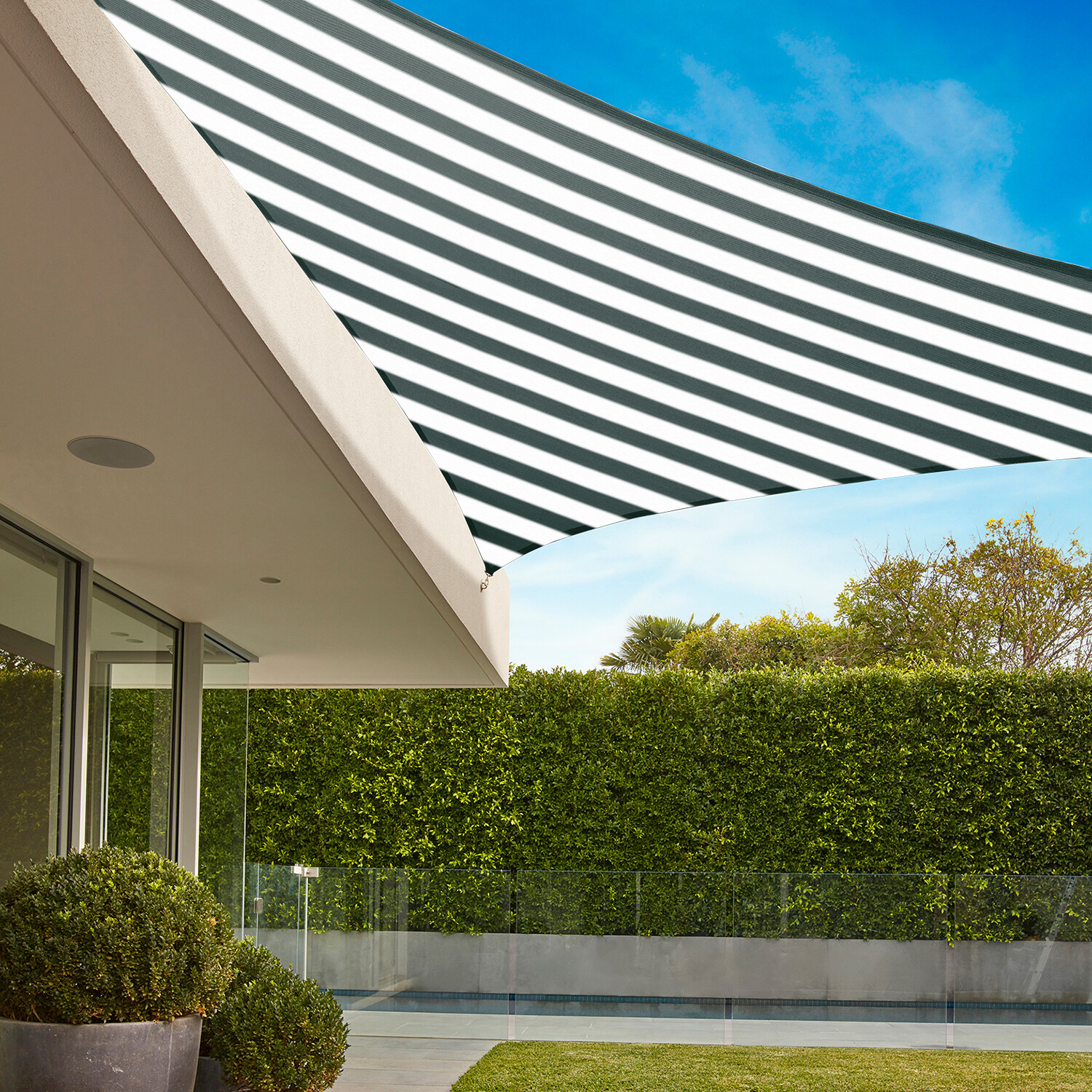 Sun Shade Sail Triangle Canopy Cover UV Block Sunshade Yard Deck Patio Outdoor