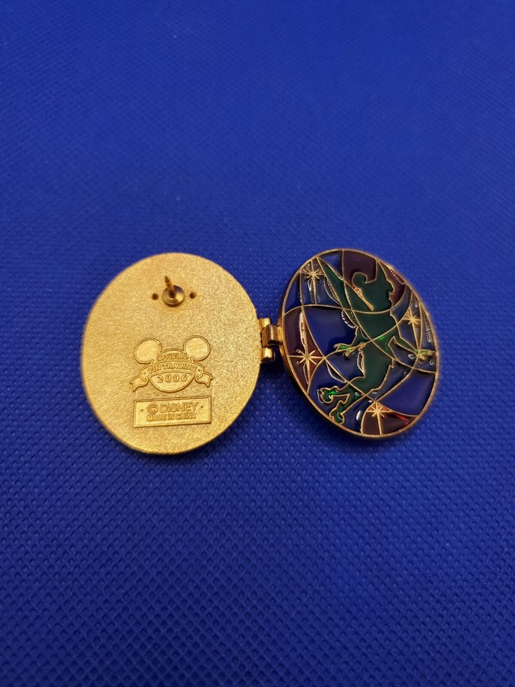 Disney Tinker Bell Peter Pan Hinged Stained Glass Pin 2006