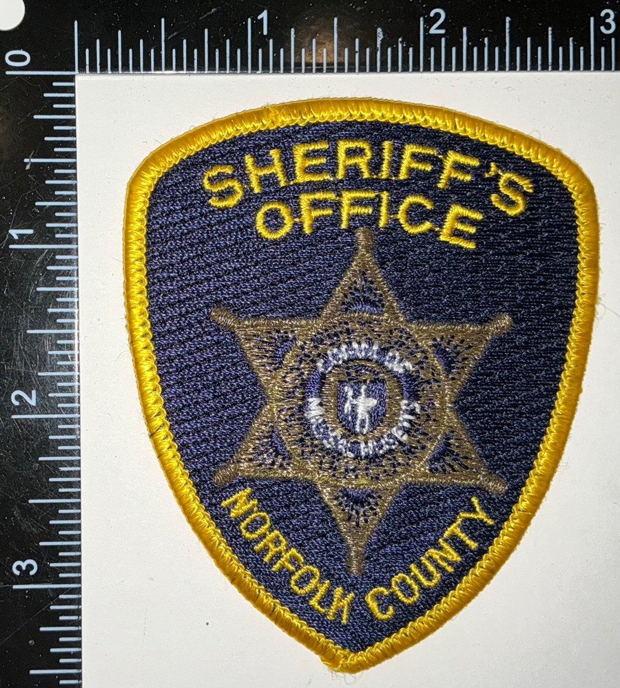 VINTAGE Norfolk County MA Massachusetts Sheriff’s Office Patch