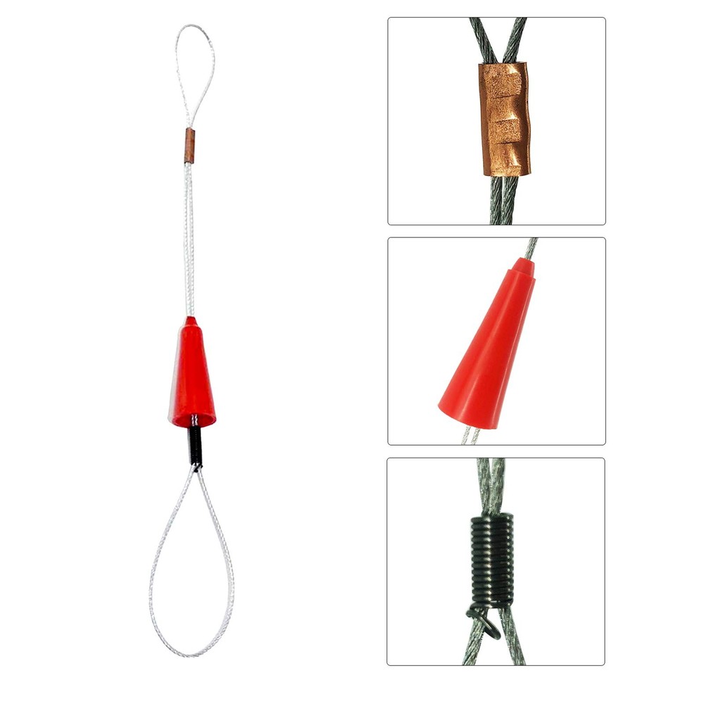 VGongTech 10M 33ft Fish Tape Cable Puller Kit 4mm 10m (33ft), 33FT Style B