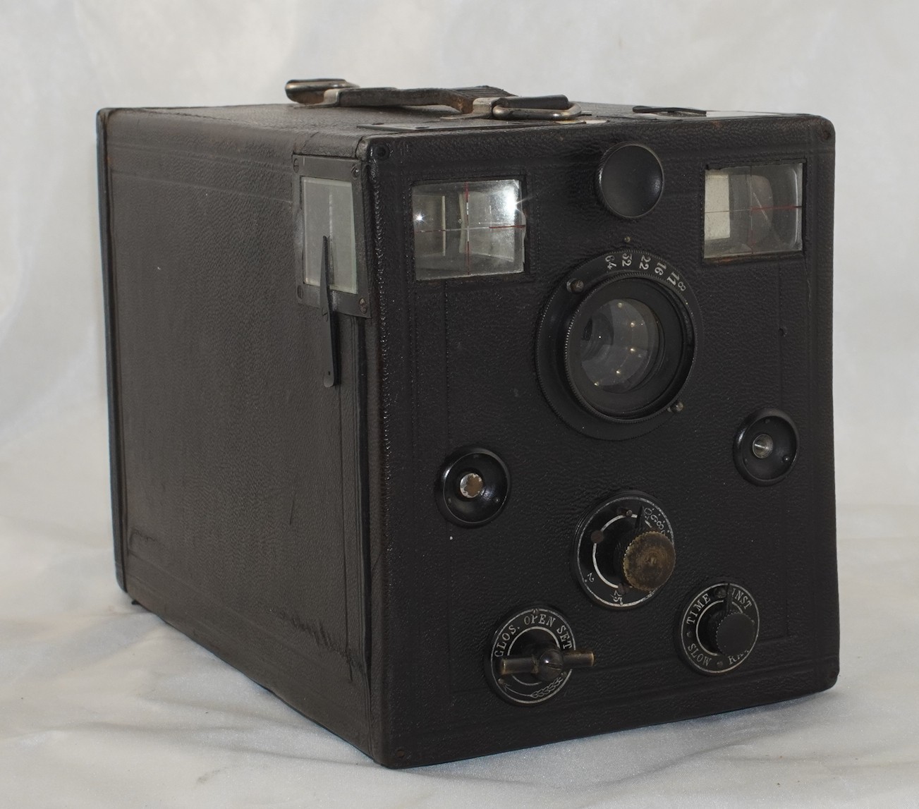 Antique European 'High Life' Drop Plate 3 1/4 x 4 1/4 Detective Camera