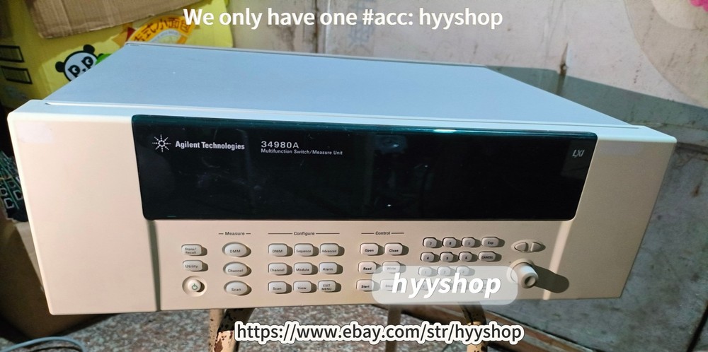 1 PCS Agilent 34980A multifunction switch data acquisition device/hyy