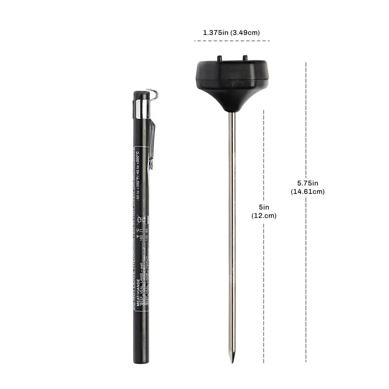 CDN DT392 5" Stem Shatterproof ProAccurate Digital Thermometer
