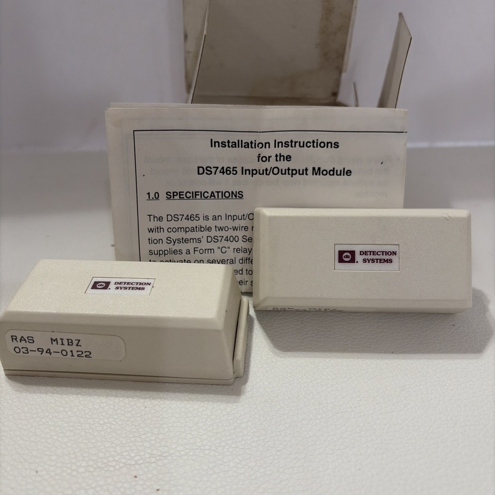 2 Bosch Detection Systems DS7465 Input / Output Module