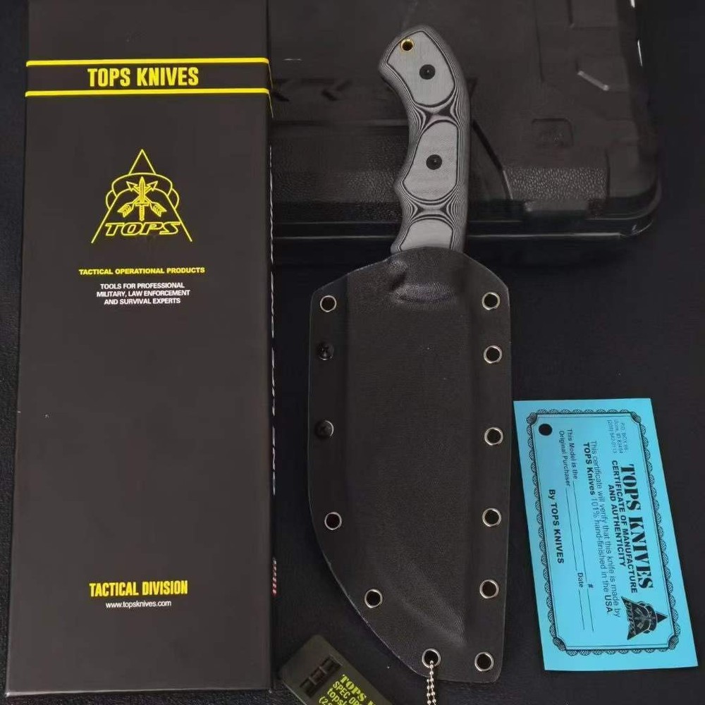 Tracker, Jungle Obstacle Removal Knife, Field Exploration Logging Knife EDC Tool