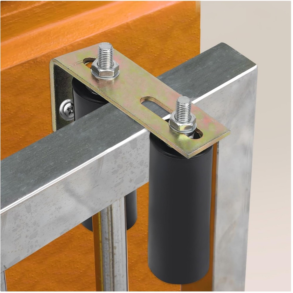 Heavy Duty Sliding Gate Roller - Adjustable L-Bracket