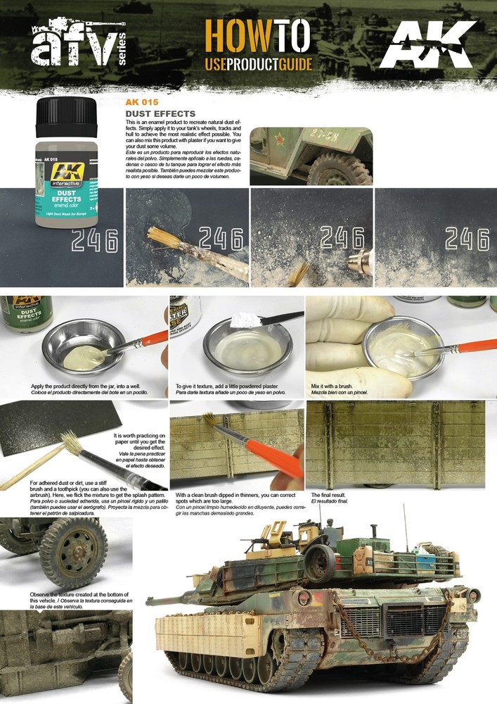 AK Interactive AK015 Weathering Dust Effects Enamel 35ml - US
