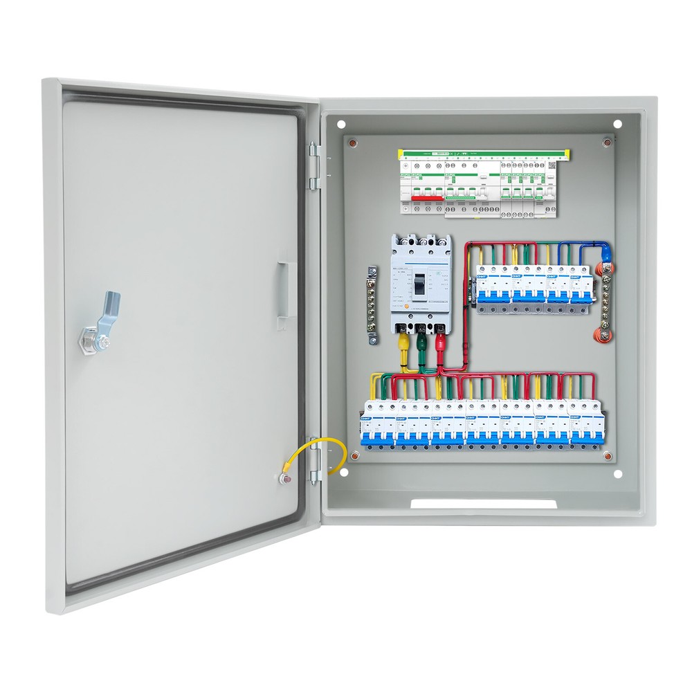Lockable Outdoor Electrical Box, Weatherproof with User-Friendly Design