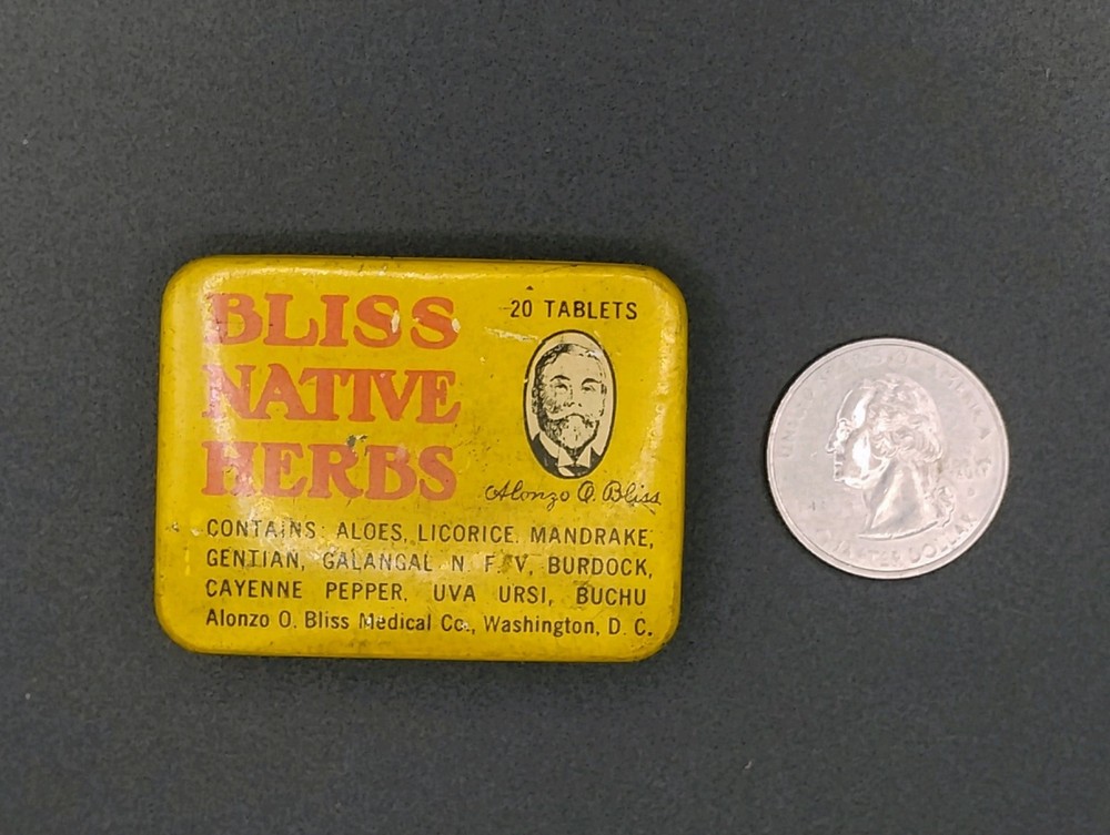 Vintage Bliss Native Herbs Tin.