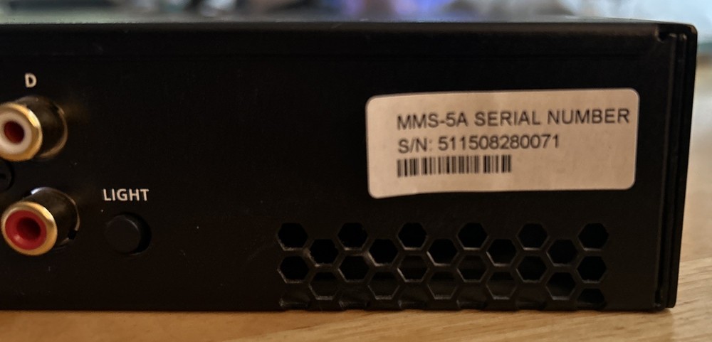 Autonomic MMS-5A Mirage Five Source Audio Server (Working With Issues-Read)