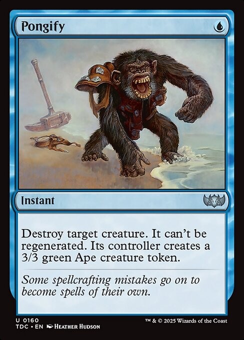 Pongify 160 U Normal TDC MTG NM