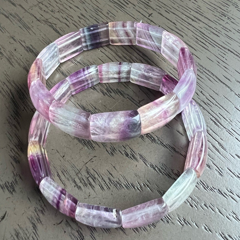 Fluorite soft bangle