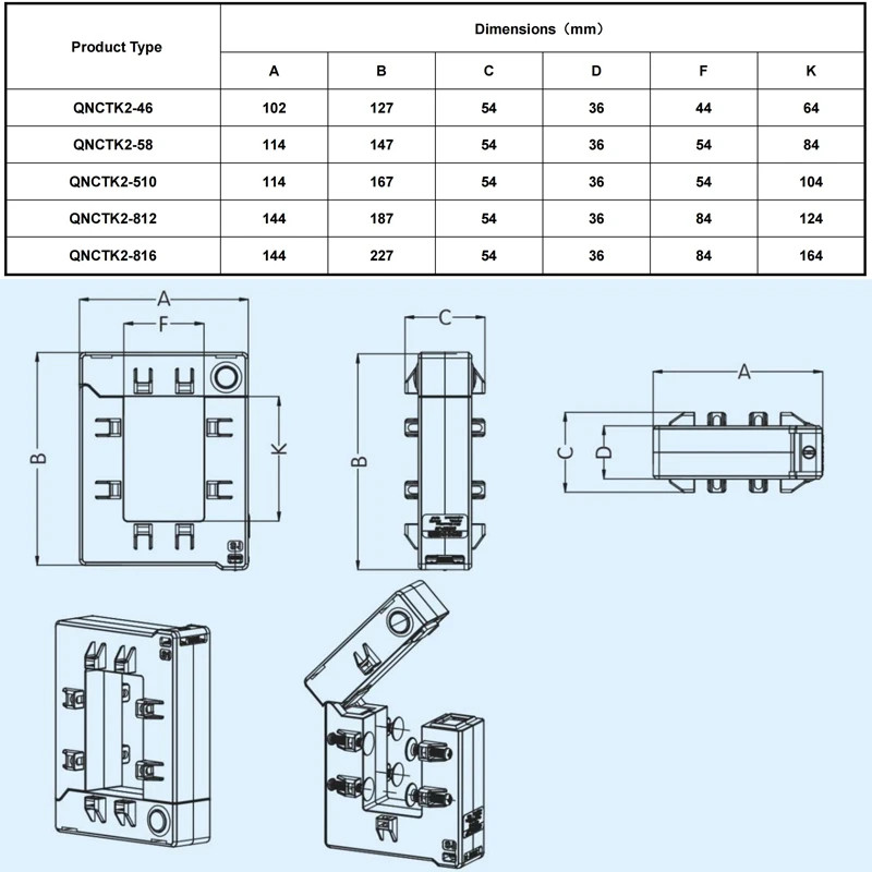 Current Transformer Split Core 3 Phase Clamp CT 2000/5A 2500/5A 3000/5A 4000/5A