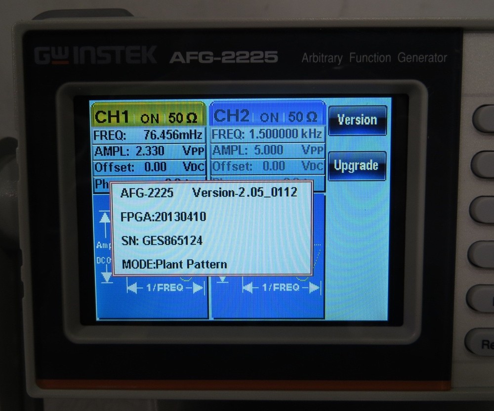 T199264 GW Instek AFG-2225 Arbitrary Function Generator