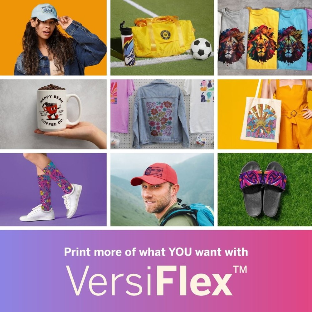 SG1000 Versiflex beyond Sublimation Printer Bundle, Innovative Inks & Light H...