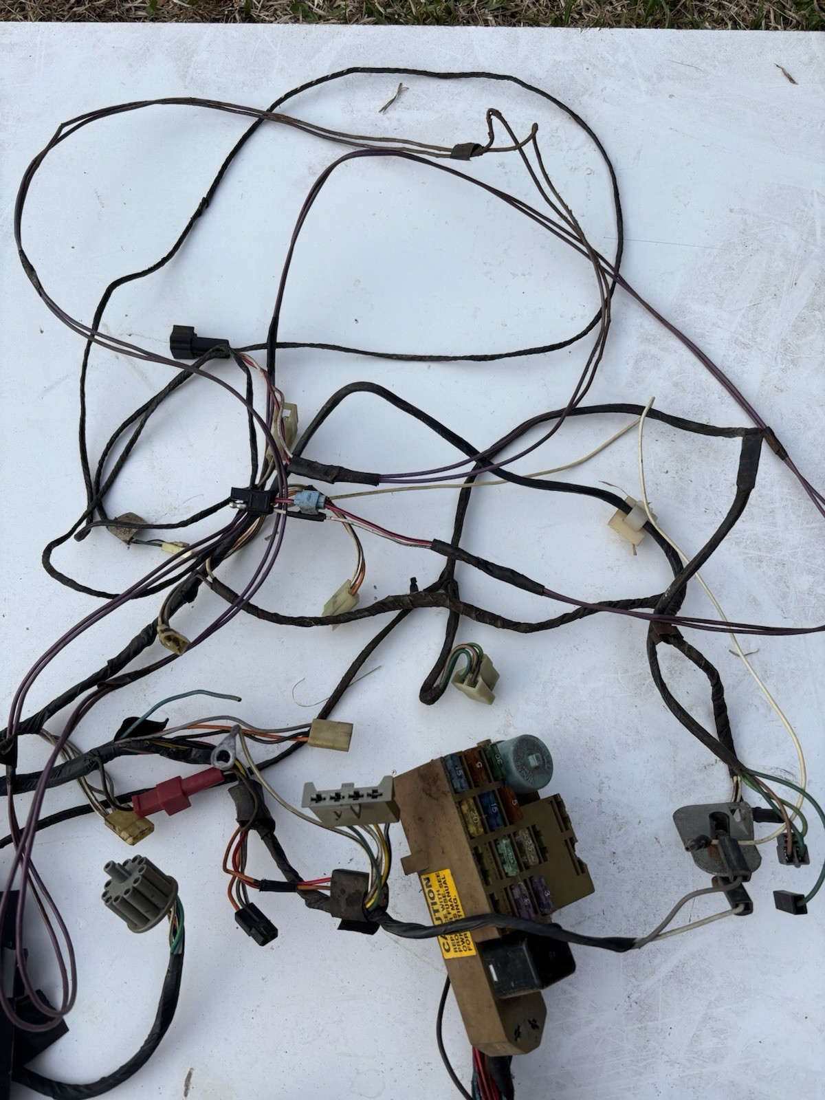 1972-1989 Dodge Ram D150 Under dash Wiring Slant 6/ Manual/ Heat Only