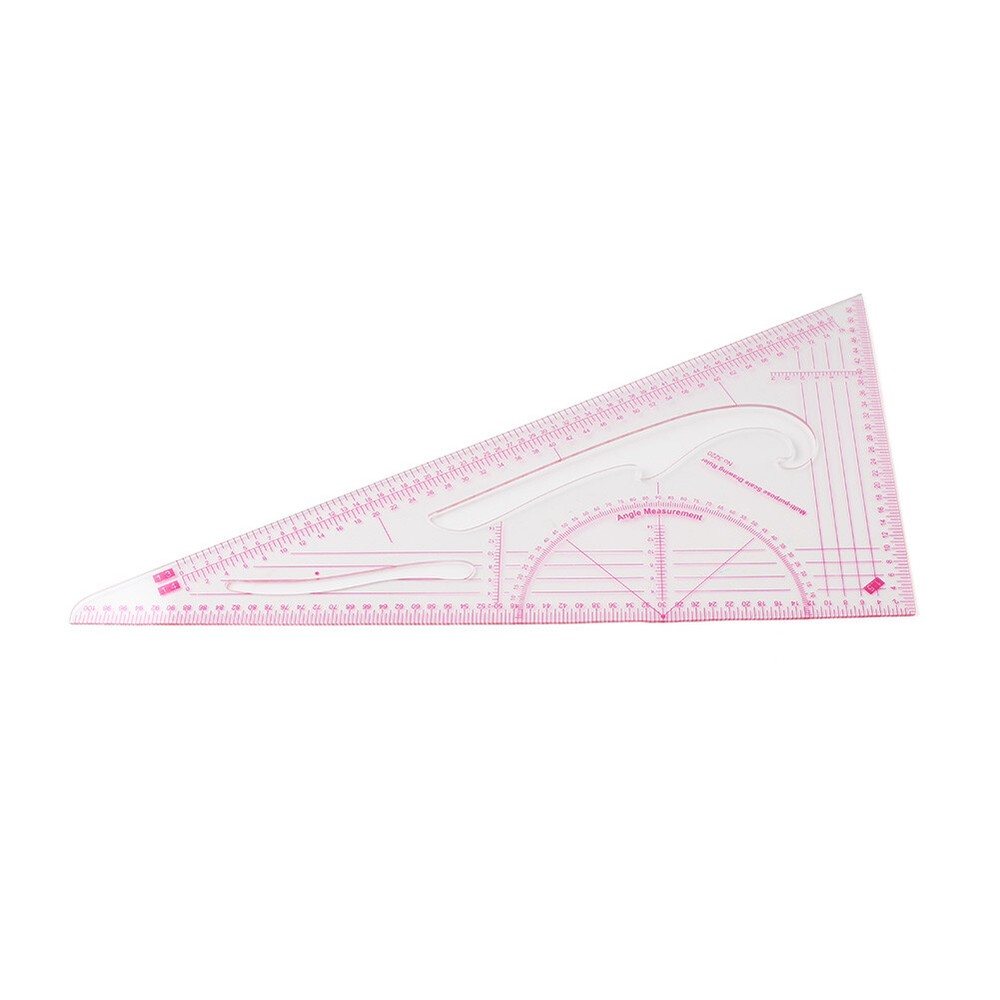 3220 Clothing Triangular Scale Drawing Plate Ruler Tailor Sewing Patchwork Tools