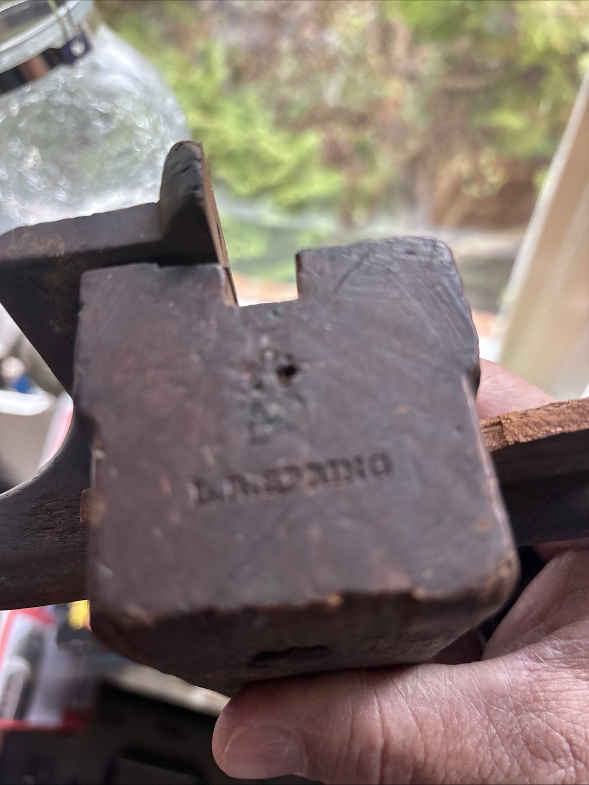 L.R. Spring Antique Wooden Plow Plane