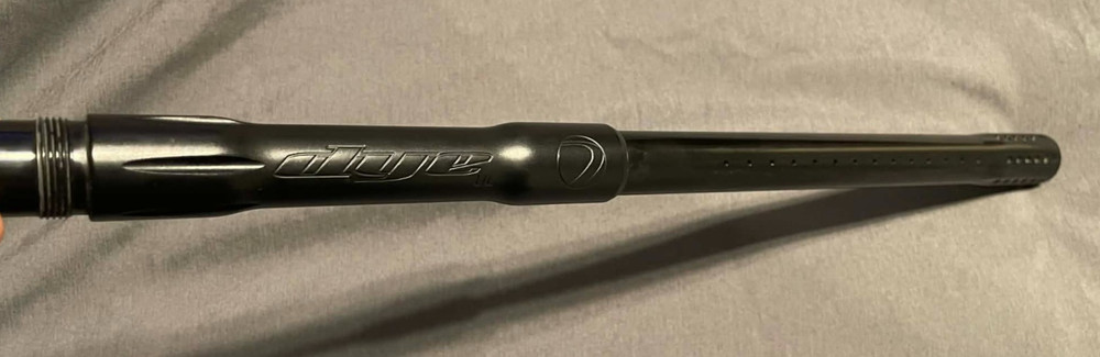 9'' DYE Paintball Barrel Tip & Barrel Back