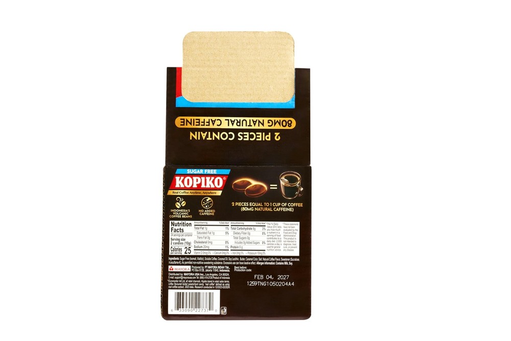 Coffee Candy - Highly Concentrated Coffee Candy, 12 pack box with 4 Focus can...