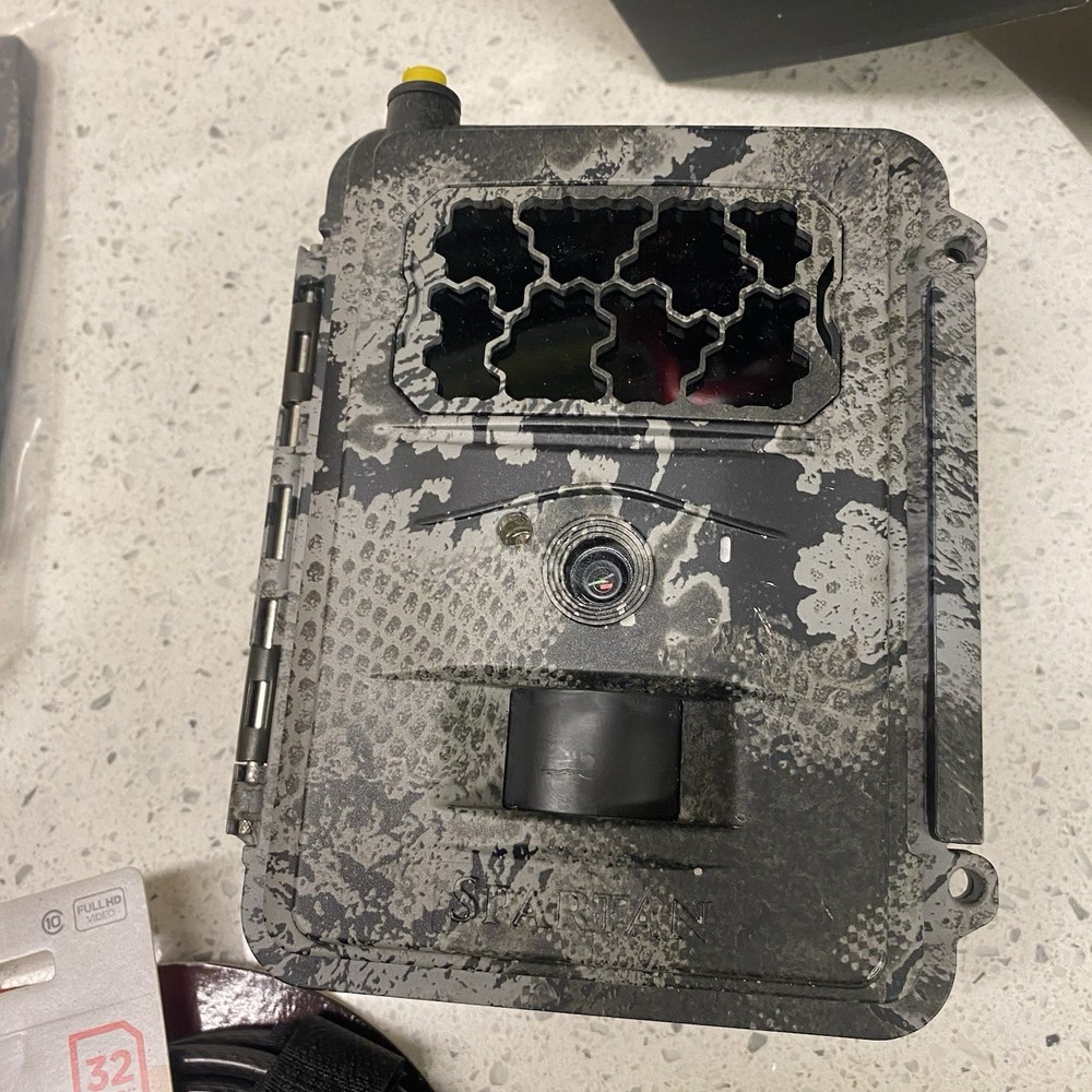 Spartan GoCam Game Camera Package Camera Lock Box Python Cable And SDCard