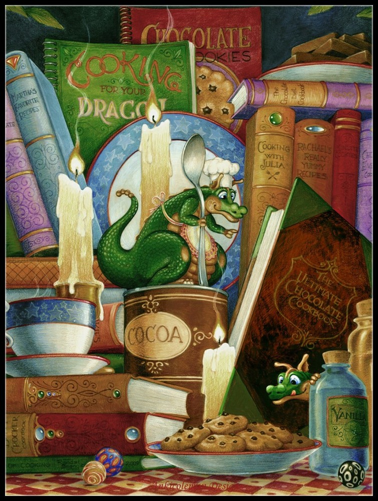 Cooking - DIY Chart Counted Cross Stitch Patterns Needlework DMC Color 14 ct