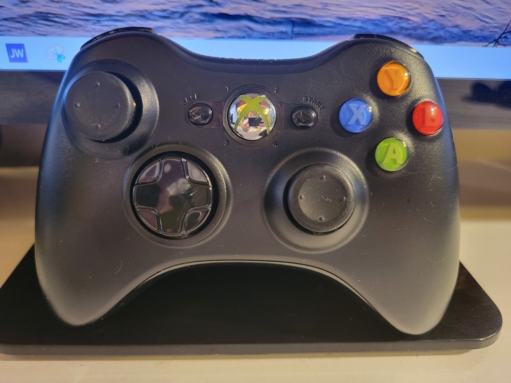 Official Genuine Microsoft Xbox 360 OEM Wireless Controller Black ~ TESTED