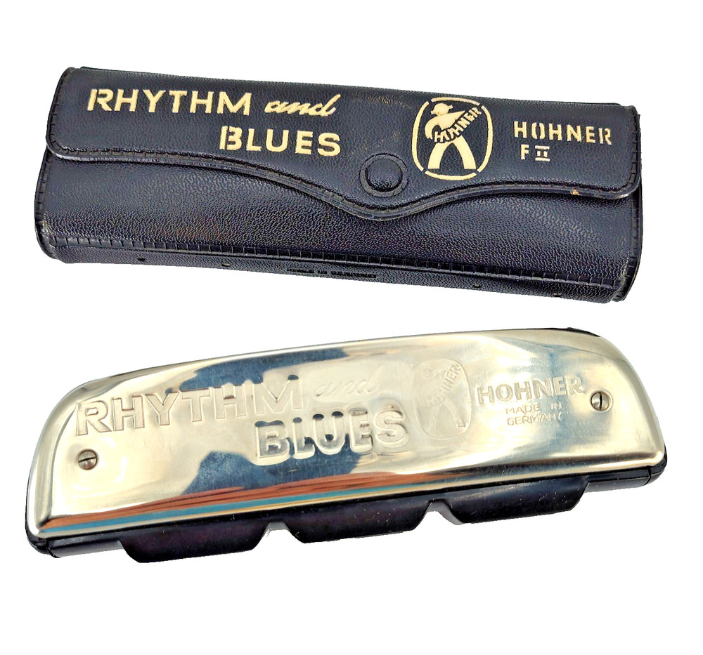 Hohner Rhythm & Blues Harmonica w/ Case & Instructions Made Germany