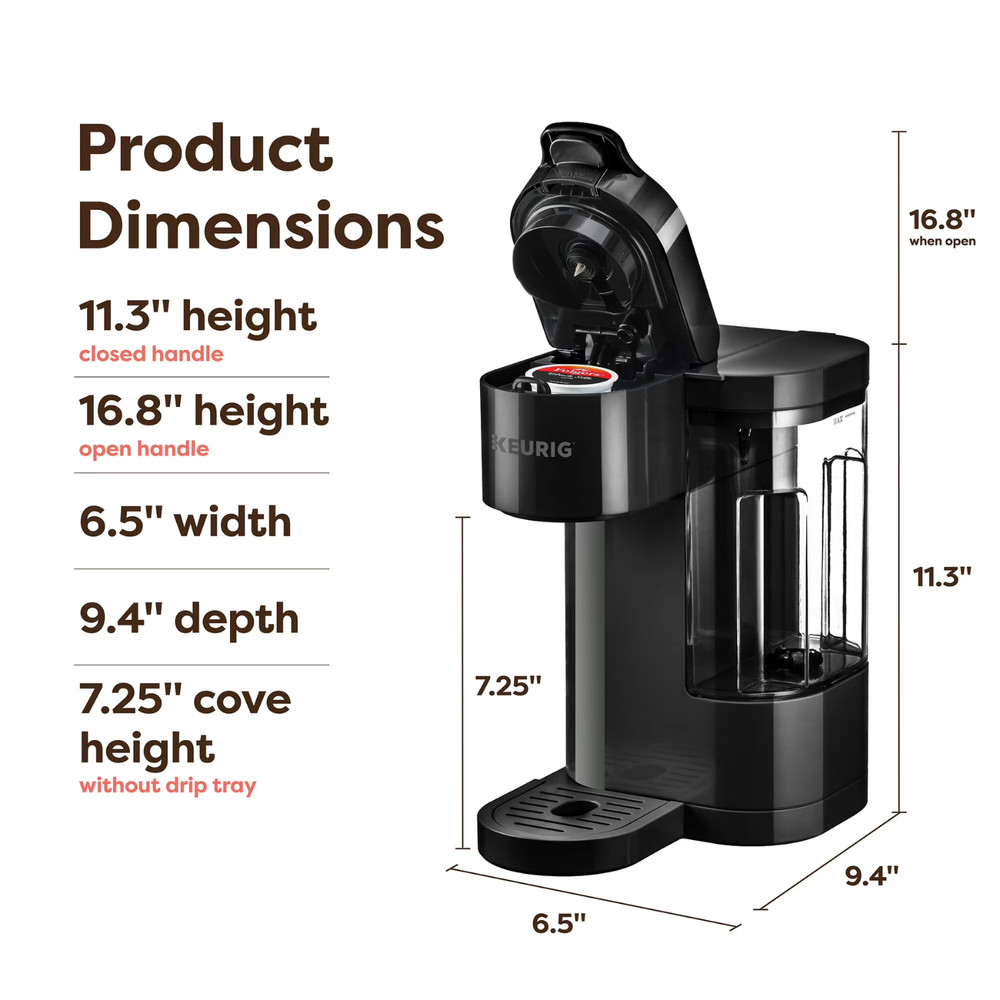 Keurig K Express Essentials Single Serve Coffee Maker K Cup Black