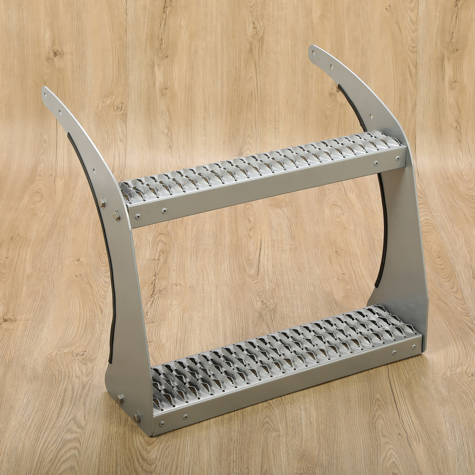 For Peterbilt Universal 26" Fuel Tank Step Bracket Kit Heavy Duty Powder Coated