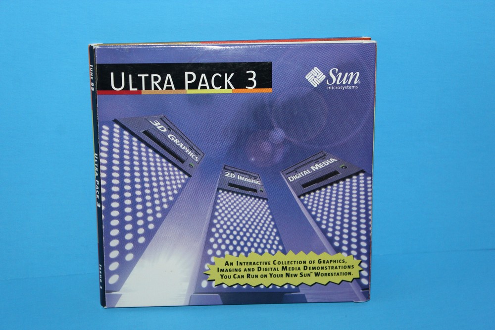 Sun Microsystems Ultra Pack 3D Graphics 2D Imaging & Digital Media Software