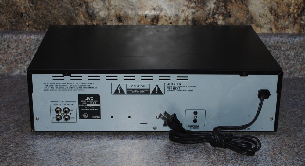 JVC TD-W75 Stereo Double Cassette Deck