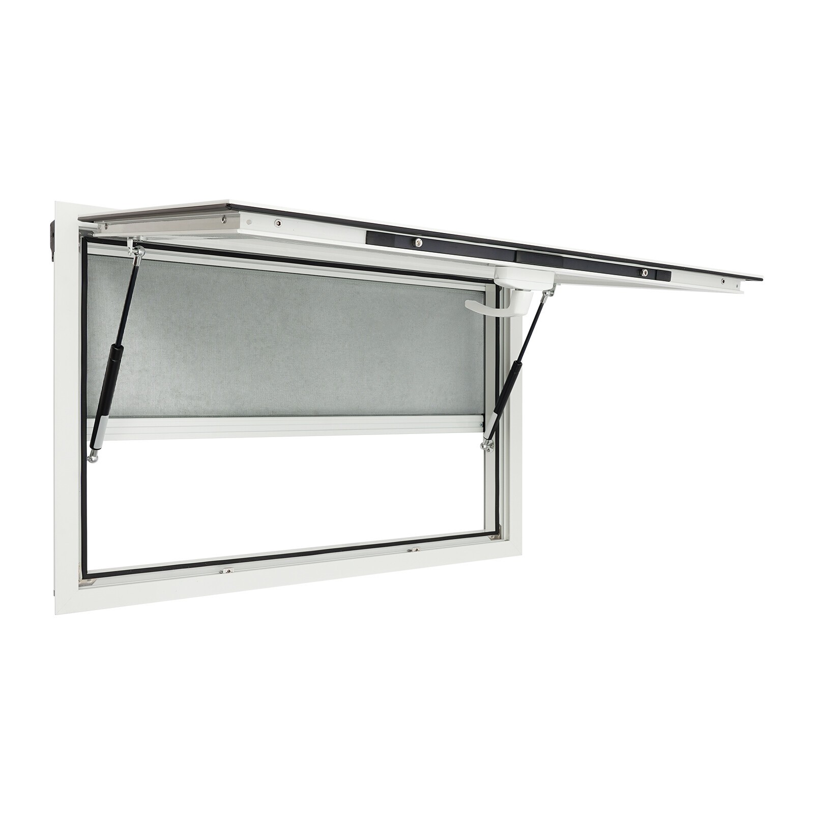 85° Rectangular Service Window For Food Trucks Serving Window 35 Inch*23 Inch