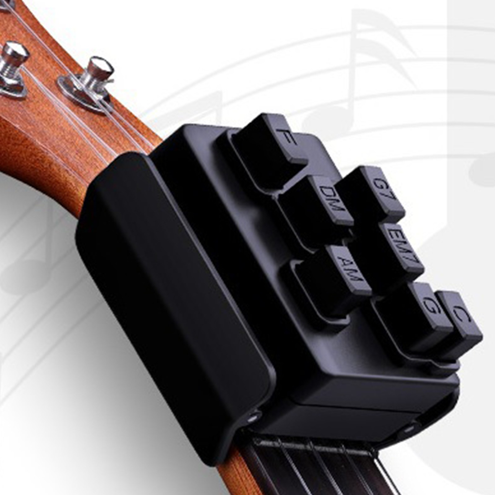 Guitar Chord Helper Ukulele Attachment Chord Presser Guitar Trainer 23-26 Inches