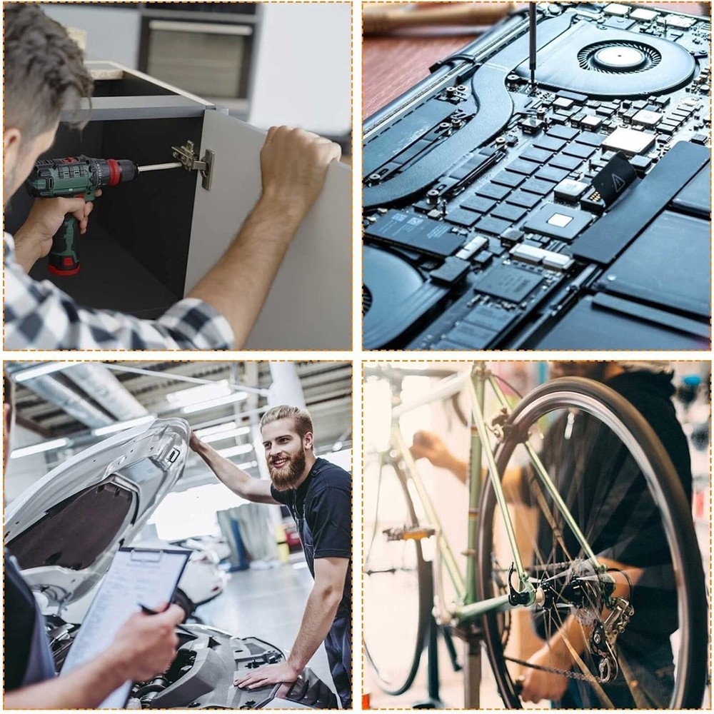 33 1/4" Hex Head Screwdriver Security Bit Set Tamper proof Hex Spanner Key Torx