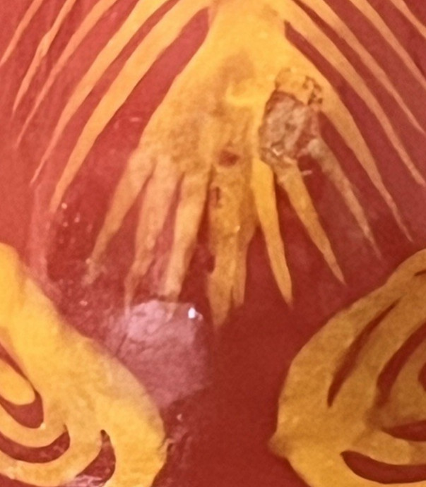 Talavera Mask Mexico Terracotta Pottery Hand Painted 6.5" x 9"