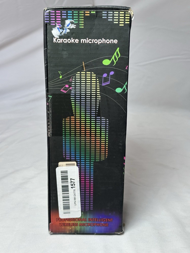 Portable Wireless Bluetooth KARAOKE MICROPHONE Vocal Remover Extra Long Battery