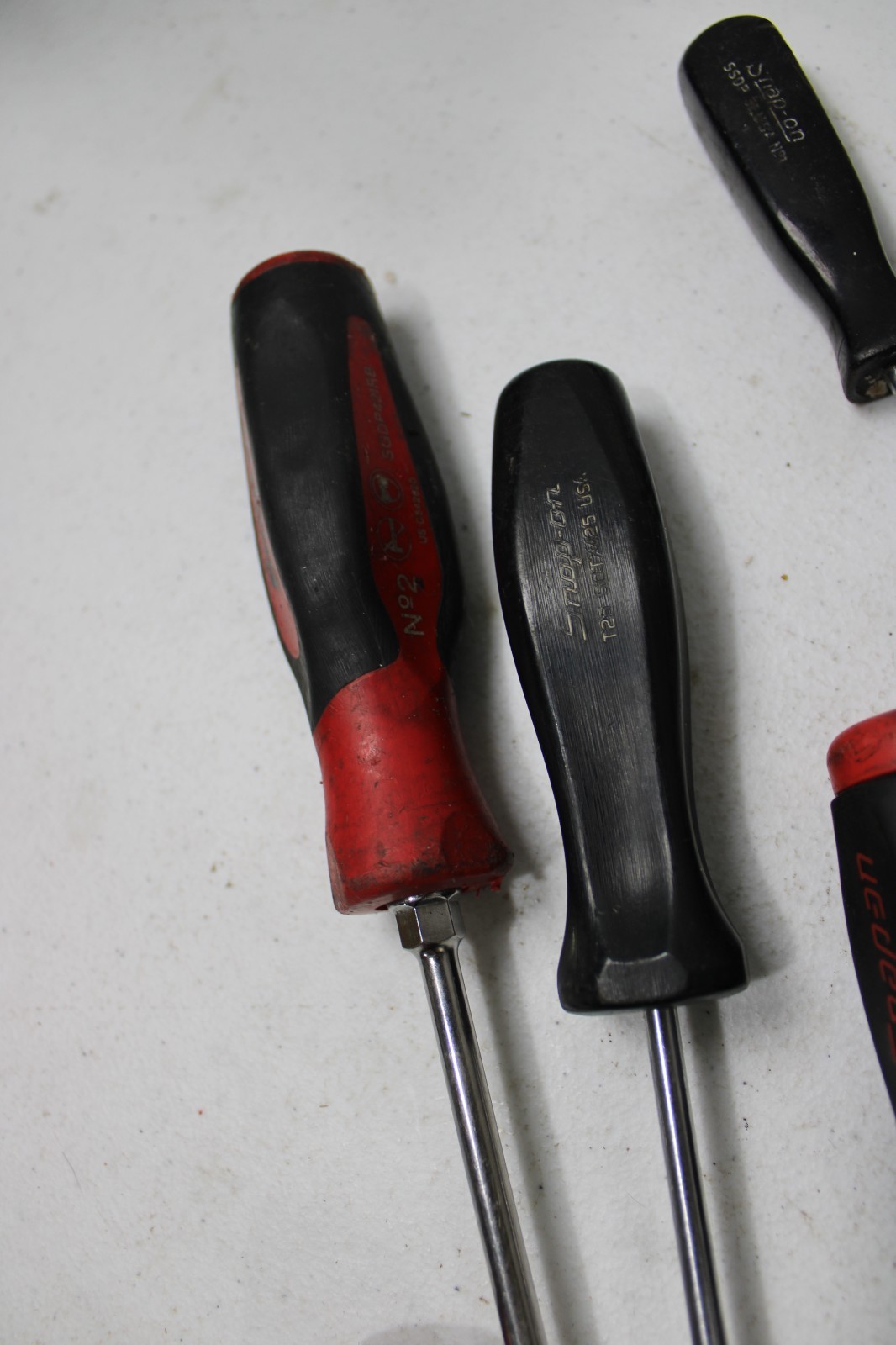 Snap On Screwdriver Set, Red -Green…used 12 PC Lot 🇺🇸 Mixed 8C