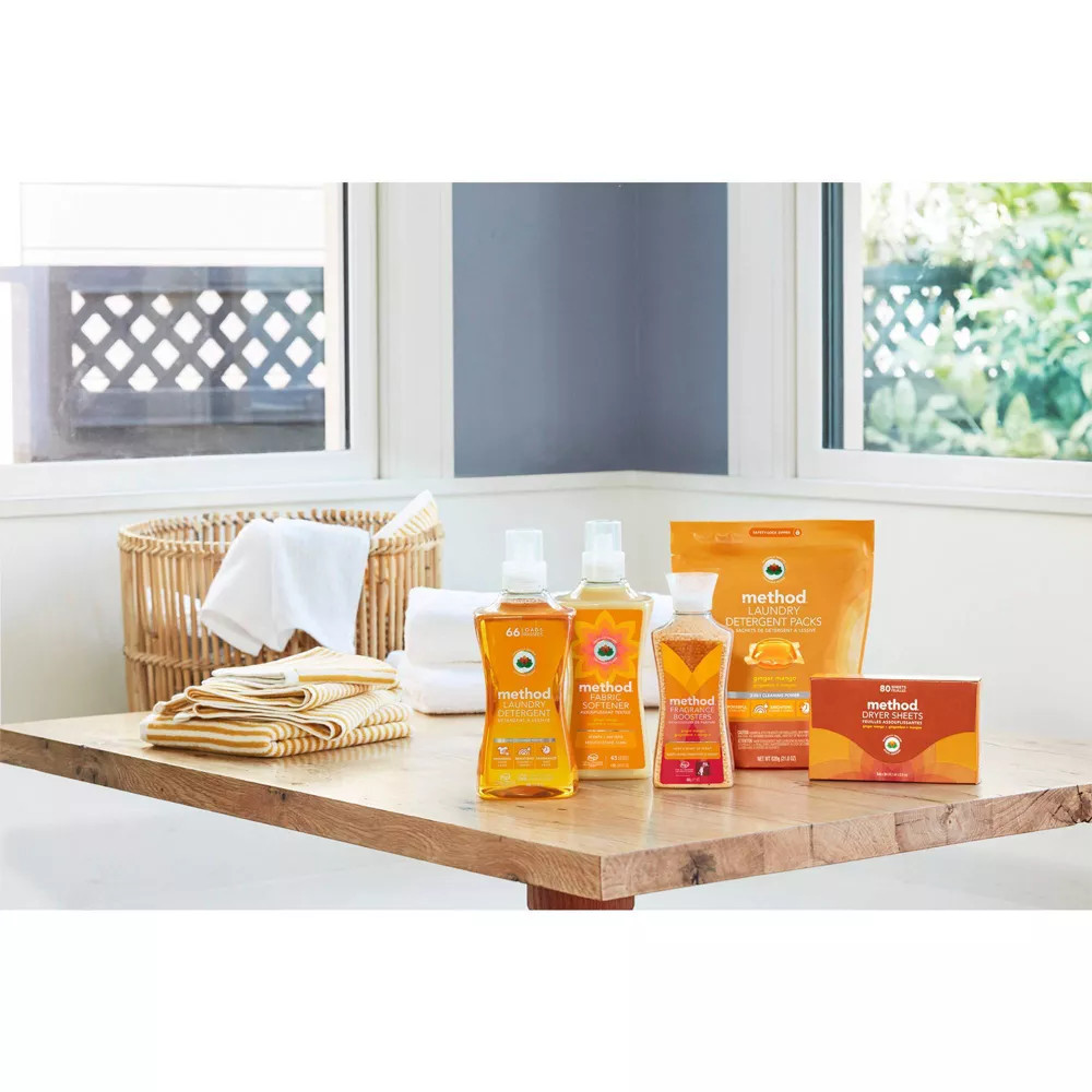 Method Ginger Mango Concentrated Liquid Laundry Detergent 66 Loads - 53.5 fl oz