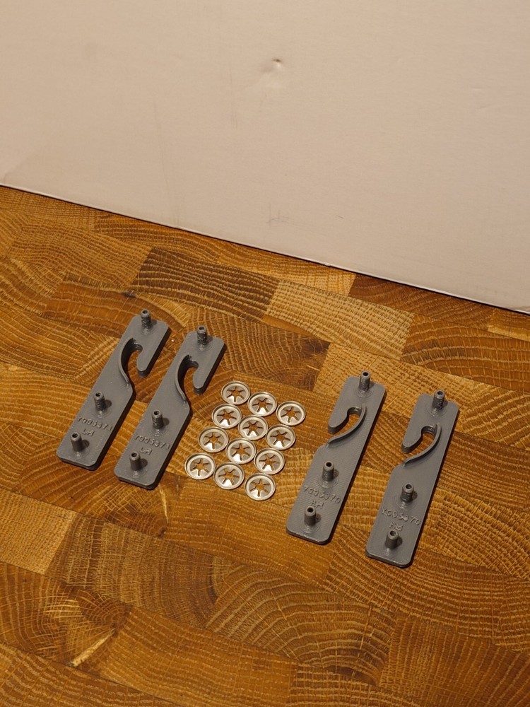 Rover SD1 Parcel Shelf Brackets - Reproduction Set - Grey