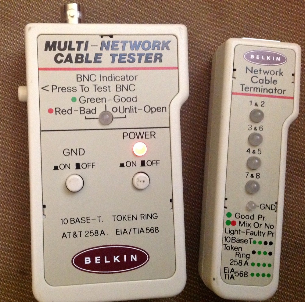 Multi Network Cable Tester Kit Used
