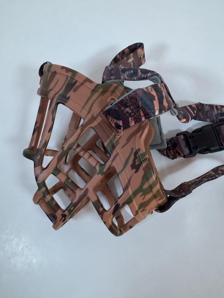 Supet Dog Muzzle Camo Large Plastic X004R6MC01