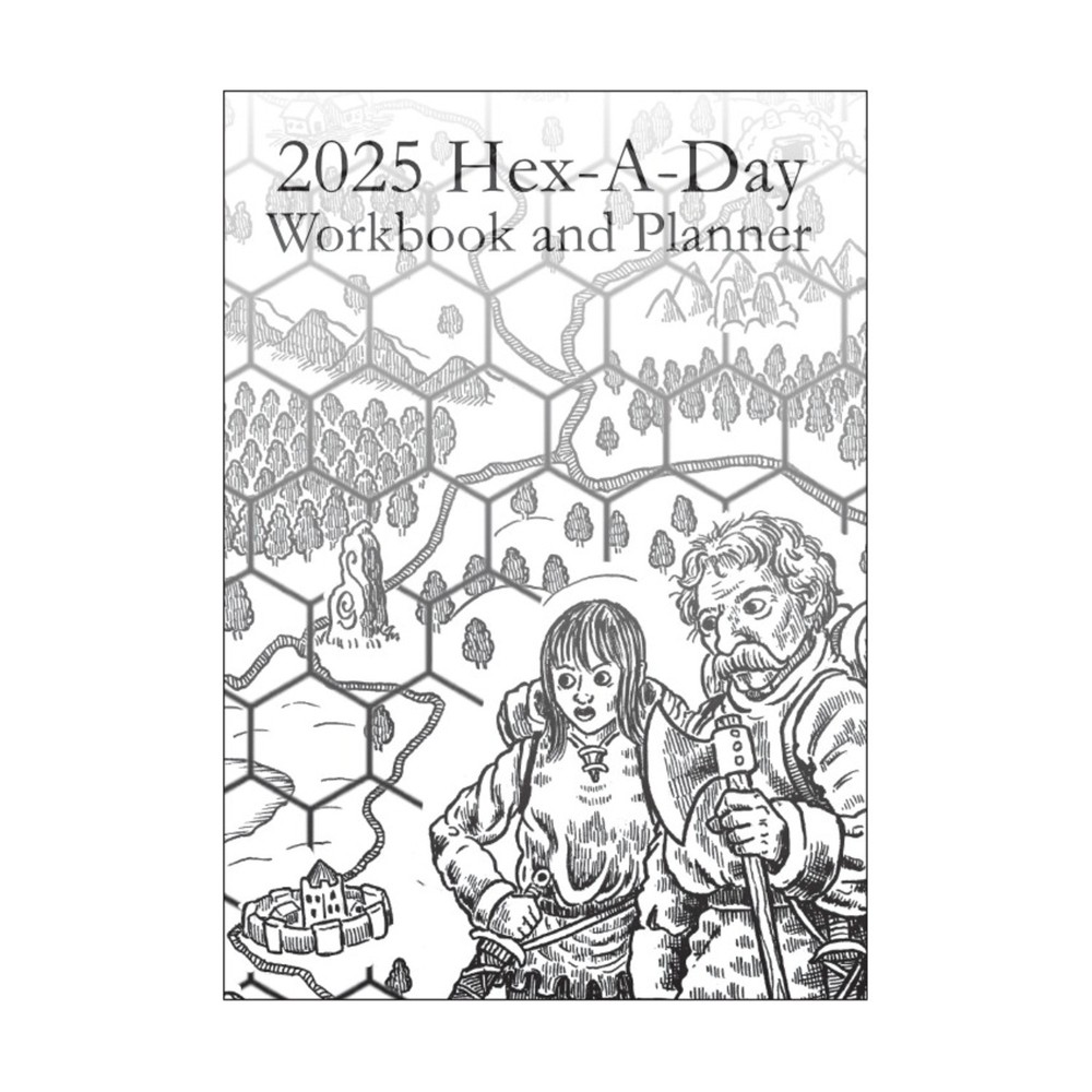 Third Kingdom Accessories 2025 Hex-A-Day Workbook & Planner New