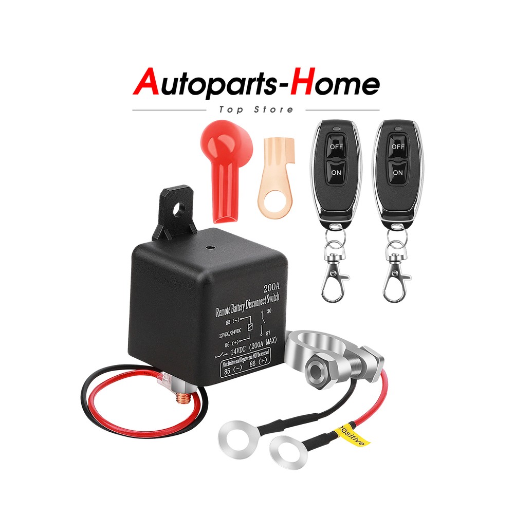 Car Battery Switch Disconnect Power Kill Master Isolator Cut Off Remote Control