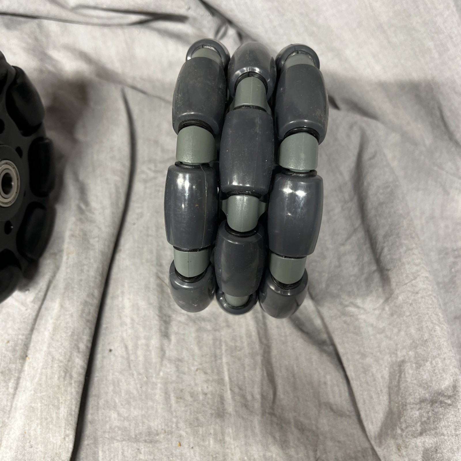 Lot Of 6 Used Rotacaster Wheels5 Doubles And One Triple