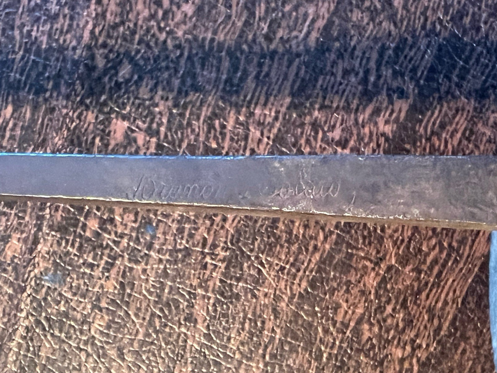 Antique French Fencing Foil Sword Brunon A Cotatay c1900 Épée Training Blade