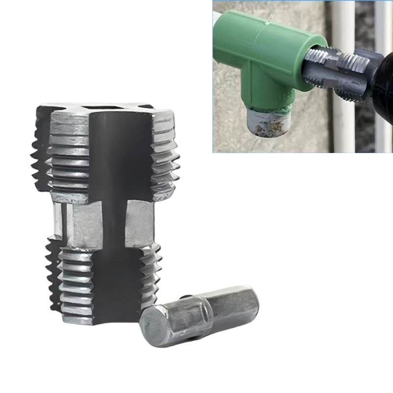 Easily Operable Water Pipe Internal Thread Opener with Standard Threads