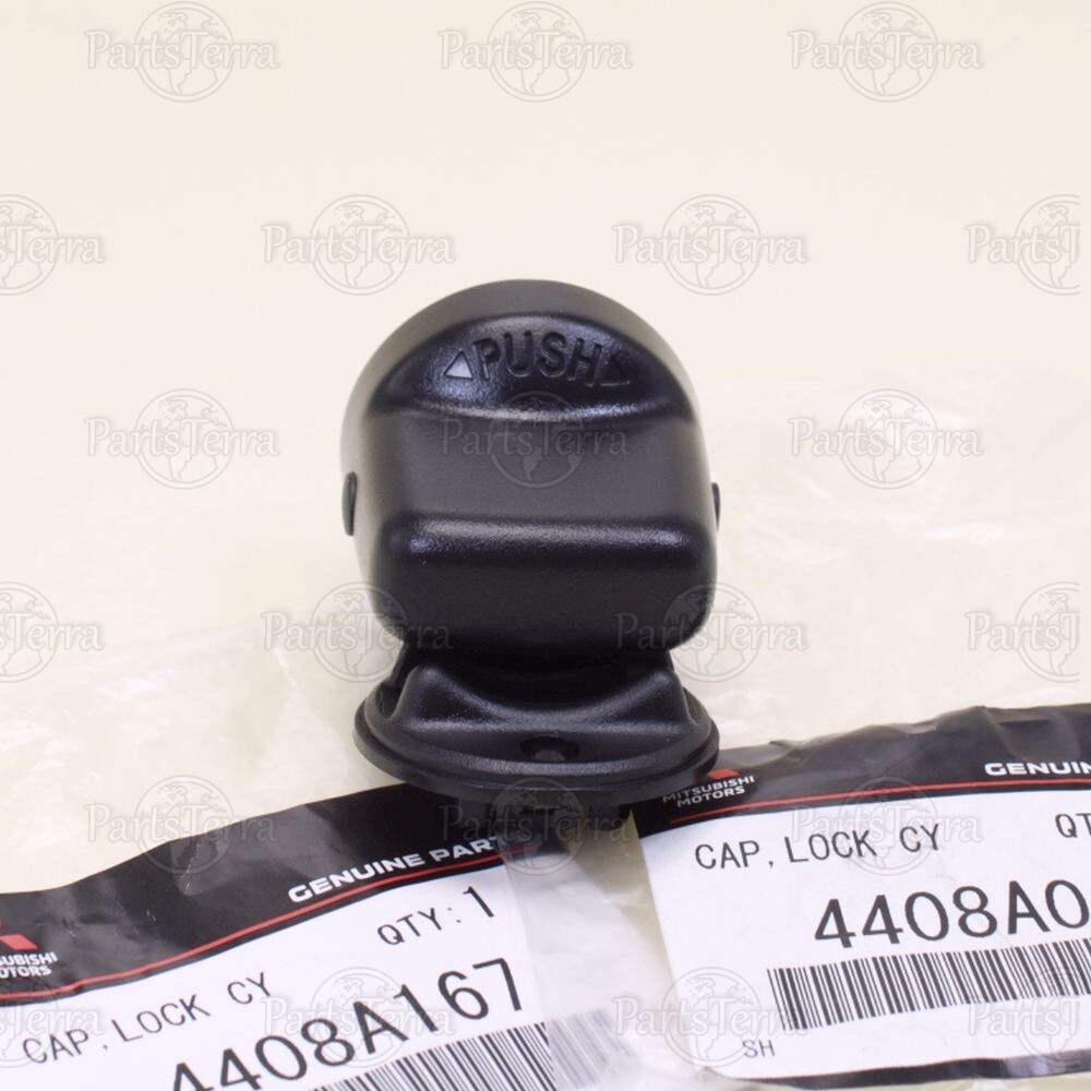 OEM Mitsubishi 2007-13 Outlander Keyless Ignition Start Switch Knob Cap & Insert